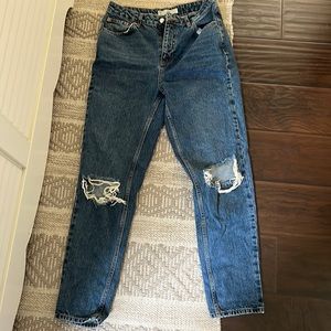 Topshop Moto mom jean, worn once